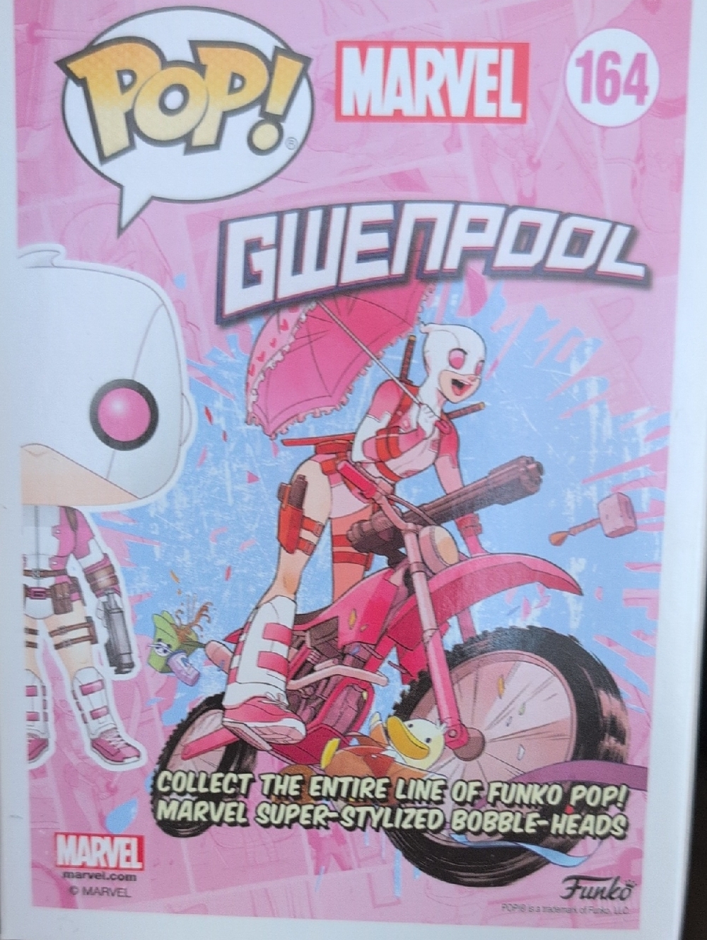 Funko Gwenpool Pink and White Vinyl Pop! Figure